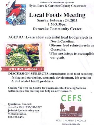 Your Input Needed at Local Foods Meeting